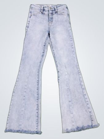 KanCan Damen Hohe Taille Schlagjeans
