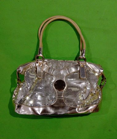 Gold Sequin Handbag