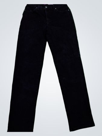 Gloria Vanderbilt schwarze Jeans Größe 6
