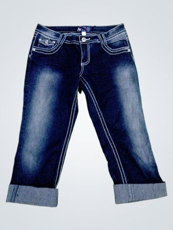 Angel Kiss Damen Capri Jeans Größe 11