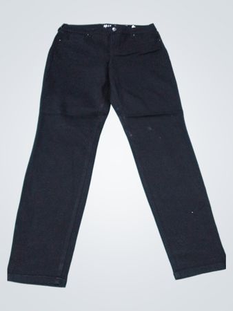 Style & Co Curvy Skinny Leg schwarze Jeans