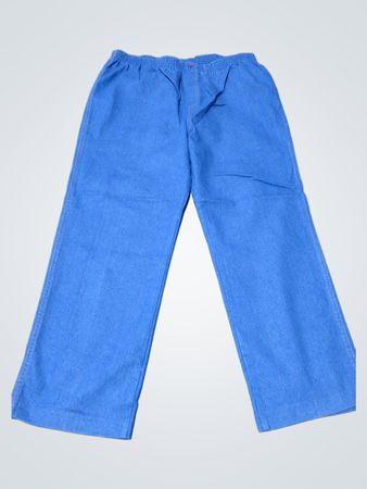 Blaue Denim-Hosen