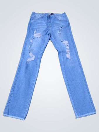 SimpIYoung Distressed Light Wash Jeans