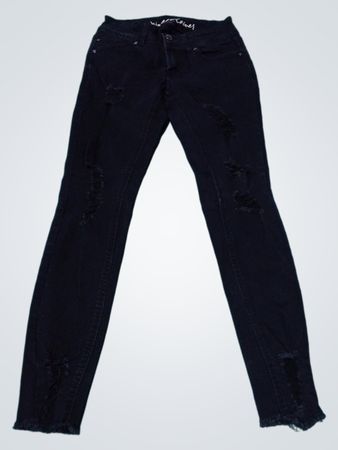 WallFlower Black Distressed Skinny Jeans