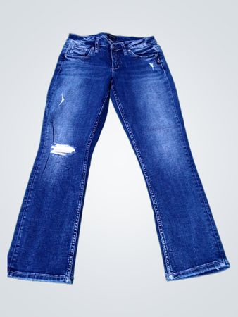 Silver Jeans Co. Distressed Bootcut Jeans