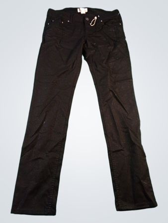 So Schwarze Glitzer-Jeans Größe 11