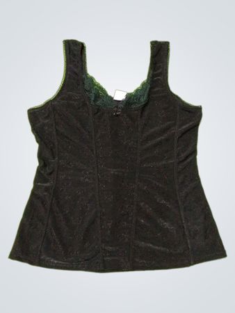 Black lace trim camisole