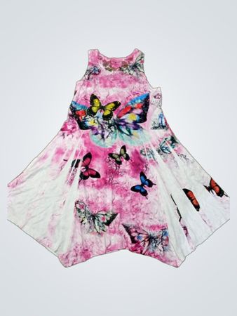 Trendy Style Kleid mit Schmetterlingsdruck
