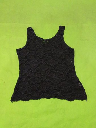 Black Lace Tank Top