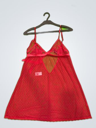 Etam Red Lace Chemise