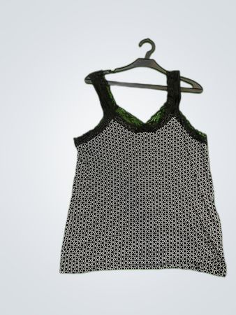 Janina Black Lace Top