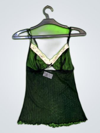 Unbranded Black Lace Trim Camisole