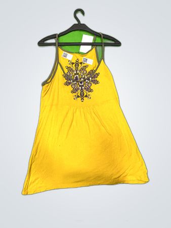 Yellow Floral Tank Top