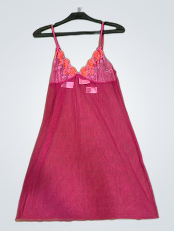 Etam Sheer Lace Slip Dress