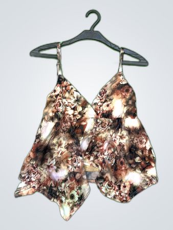 Sweet Lilac Printed Floral Blouse