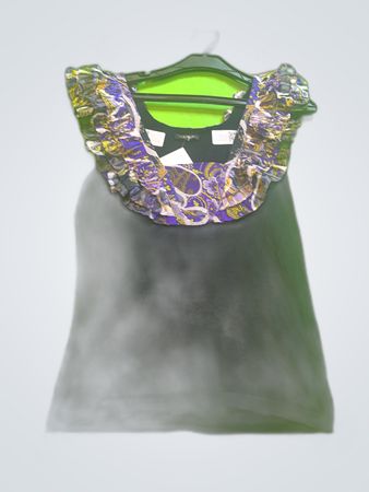 Yukka Printed Ruffle Blouse
