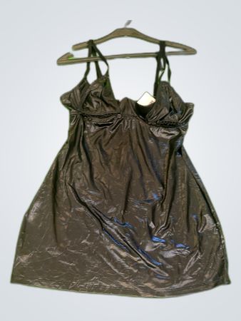 British Collection Black Mini Slip Dress