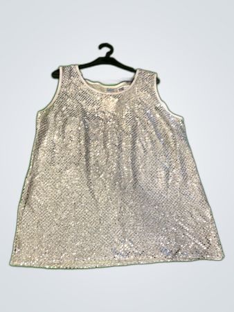 Esprit Silver Sequined Mini Dress