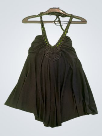 SEBC Paris Black Crochet Detail Blouse