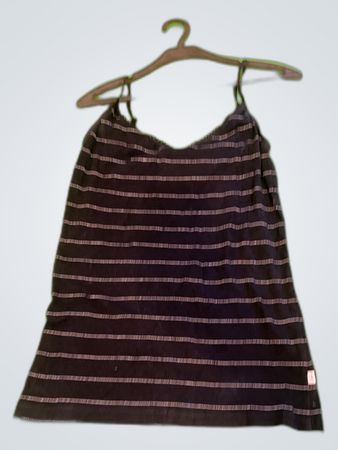 Tom Tailor Striped Lace Trim Camisole