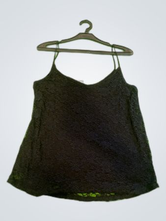 Unbranded Black Lace Camisole Top