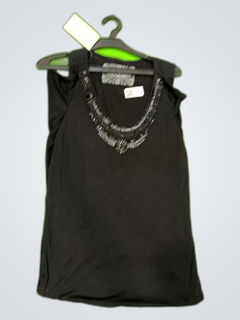 Black Beaded Top