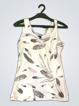 Women's Feather Print Tank Top