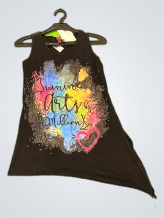 Graphic Print Sleeveless Tank Top