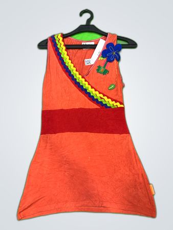 Mango Embroidered Sleeveless Mini Dress