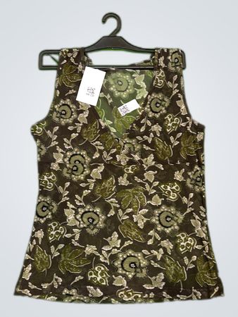 Floral Pattern Tank Top