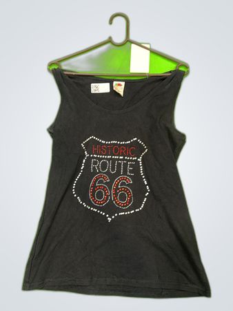 Fruit of the Loom Historic Route 66 Graphic Tank Top