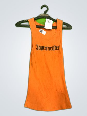 Jägermeister Orange Sleeveless Tank Top