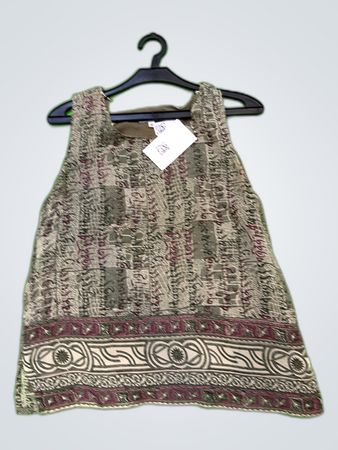 Pure & Simple Printed Sleeveless Tank Top
