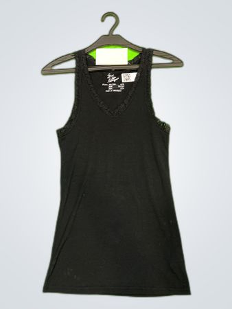 Love Lounge Black Lace Trim Camisole