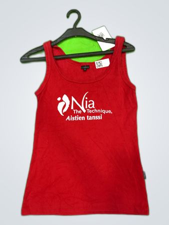 r-collection Red Graphic Tank Top