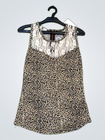 Chic Girl Leopard Print Lace Camisole