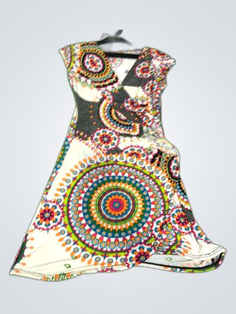 Unbranded Printed Sleeveless Mini Dress
