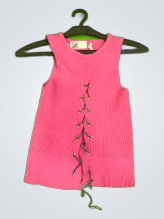 Occult Pink Sleeveless Dress