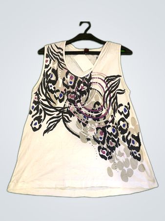 Printed Graphic Tank Top