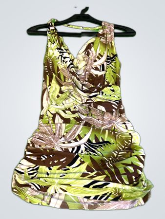 Tropical Print Dress