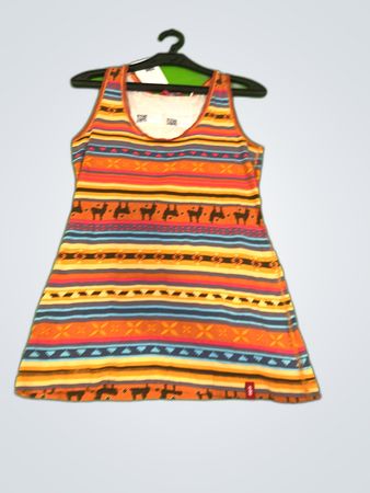 EDC Multicolor Printed Mini Dress