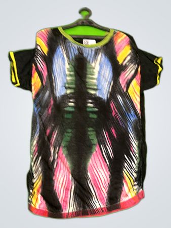 Morgan Abstract Print Oversized T-Shirt