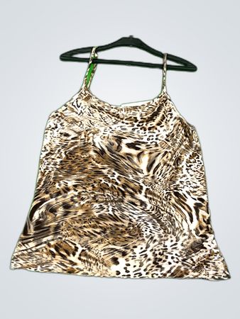 b.young Leopard Print Cami Top
