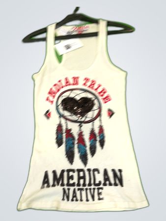 BSK American Native Graphic Tank Top