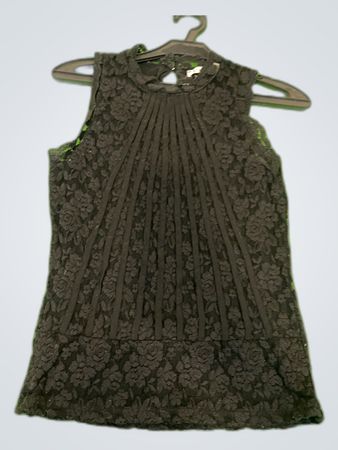 Miss One Black Lace Blouse