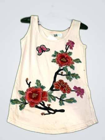 H&M Embroidered Tank Top