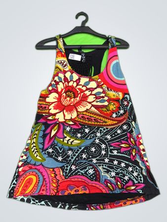 Desigual Printed Sleeveless Mini Dress