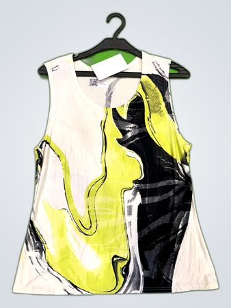 Zara Abstract Print Tank Top