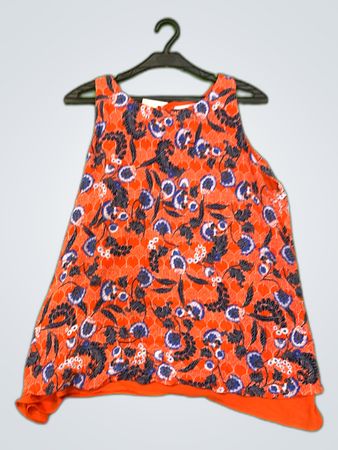 Promod Printed Sleeveless Blouse