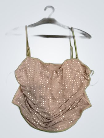 AMISU Gray Sparkly Camisole Top